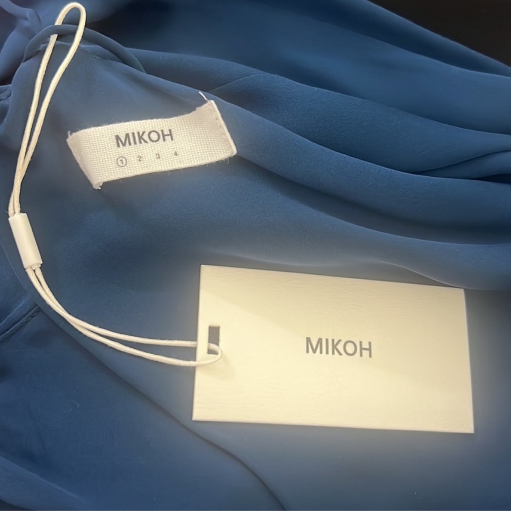 MIKOH Corsica Y-Back Dress in Drop Off Blue NWT - Picture 5 of 5